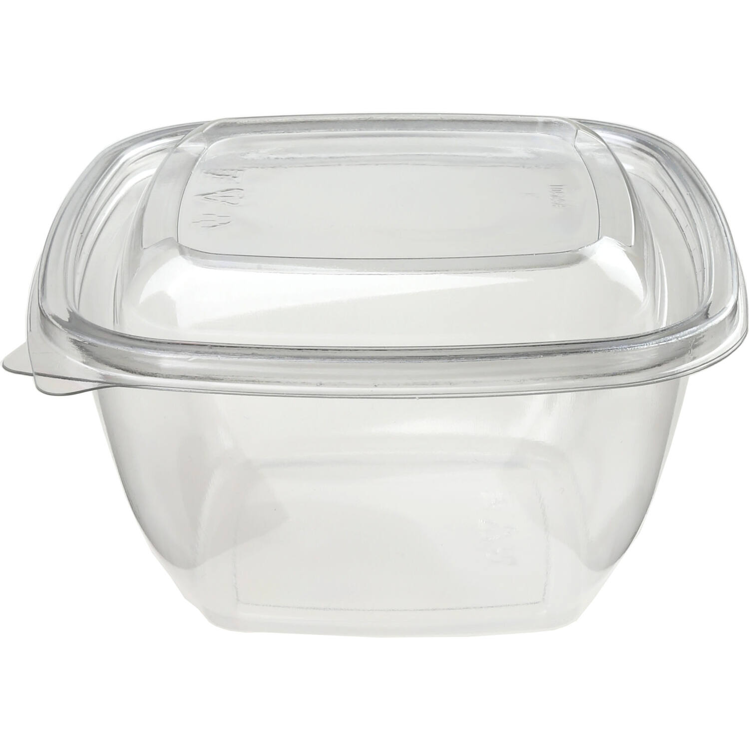 SALADEBOWL 500ml 4KANT TRANSPARANT  500st